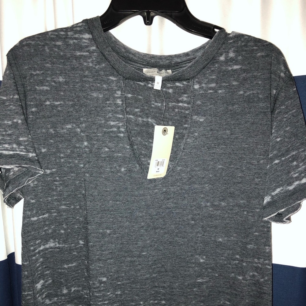 Lucky Brand Choker Tee